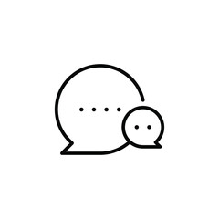 Wall Mural - Communication isolated icon design template