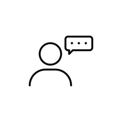 Wall Mural - Communication isolated icon design template