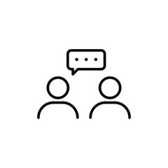 Wall Mural - Communication isolated icon design template