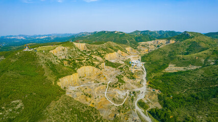 Poster - Mountain scenery in the summer