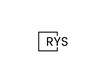 RYS letter initial logo design vector illustration