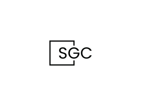 SGC Letter Initial Logo Design Vector Illustration