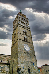 Wall Mural - Bell Tower of the Duomo of Pistoia Tuscany Italy