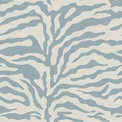 Wall Mural - 
Seamless zebra print vector trendy pattern for print clothes, fabric, paper.