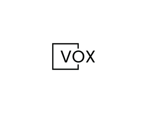 VOX letter initial logo design vector illustration