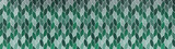 Abstract modern green mosaic porcelain stoneware cement tile with cable pattern or leaf pattern texture background banner panorama