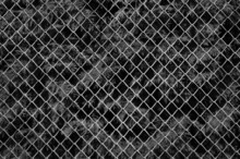 Metal Mesh,in The Photo A Mesh On A Gray Background