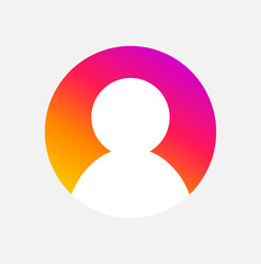 Poster - UI design for social networks with live video indication. Reels notification design. Vector illustration.