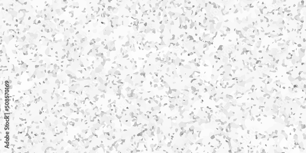 Abstract design with white paper texture background and terrazzo ...
