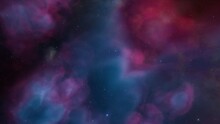Universe Filled With Stars, Nebula And Galaxy