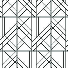 seamless pattern vector square lines Contour abstract 3d geometrical with transparent background. laser cut line art
