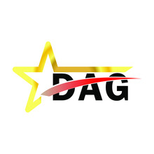 DAG Letter Logo Design. DAG Creative  Letter Logo. Simple And Modern Letter Logo. DAG Alphabet Letter Logo For Business. Creative Corporate Identity And Lettering. Vector Modern Logo 