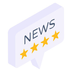 Canvas Print - News Rating