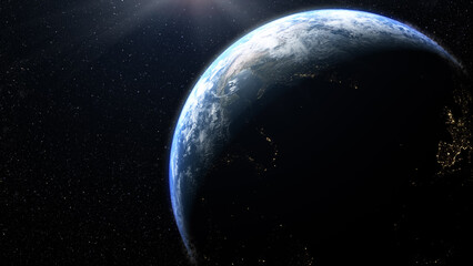 Poster - Global Positioning System GPS of navigation satellites or satnav transmit data coverage around planet Earth