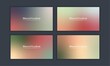 © childwishstd - Set of Abstract soft blur gradient background. fresh pastel color wallpaper for screen