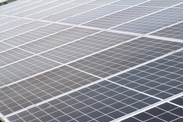 photovoltaic solar panels close-up. solar park. high quality photo