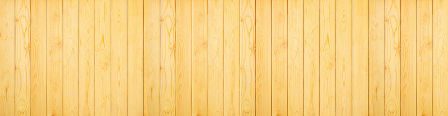 Wall Mural - old pine wood plank wall texture panoramic background