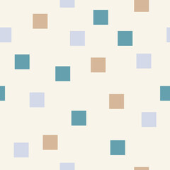 Poster - Design from squares. Decoration of the room or print on products. Pillows, cups, wallpapers, cups, fabrics, textile, seamless design for prints.