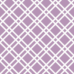 Poster - Blue canvas with white diagonal double stripes. Vector interior pattern for a minimalistic design.