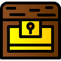 Sticker - Desert Treasure Chest Icon