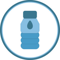 Canvas Print - Water Flask Icon