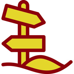 Sticker - Desert Direction Icon