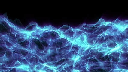 abstract scientific fantasy background light energy waves forms circling and fluctuation shiny parti