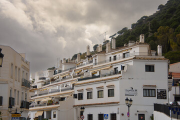 Wall Mural - A visit to the white town of Mijas in Andalusia, Spain