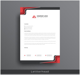 Wall Mural - modern creative & clean business style letterhead bundle of your corporate project design.set to pri