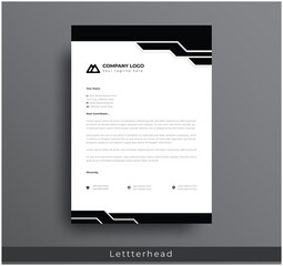 Wall Mural - modern creative & clean business style letterhead bundle of your corporate project design.set to pri
