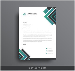 Wall Mural - modern creative & clean business style letterhead bundle of your corporate project design.set to pri