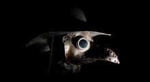 Steempunk Plague Doctor Costume For Halloween With Leather