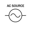 AC source vector symbol electrical