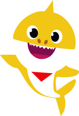 baby shark yellow boy sea