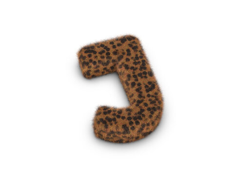 Fur letter J