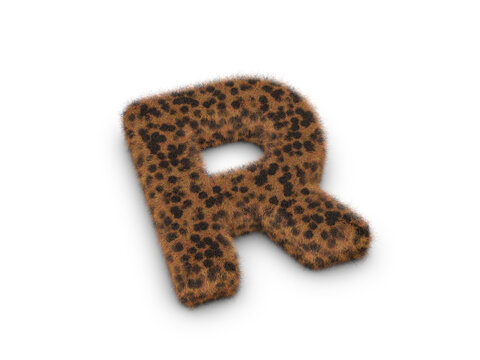 Fur letter R