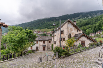 Wall Mural - Italyan village view