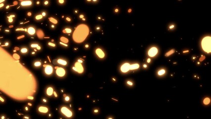 Wall Mural - burning fire logo reveal promo animation video