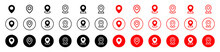 Map Pin Vektor Symbole