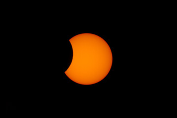 Wall Mural - Partial solar eclipse