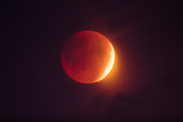 Wall Mural - Lunar eclipse