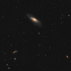 Wall Mural - M106 galaxy