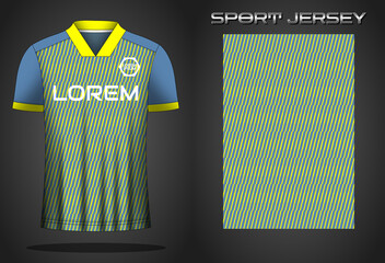 Soccer sport shirt jersey design template