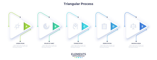 Wall Mural - Modern Infographic Vector Futuristic Template