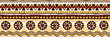 © Valerii - Seamless border, ethnic background, hand drawing, vector banner