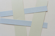 Paper Background With Overlapping Paper Stripes