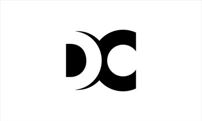 Fototapete - Creative DC logo icon design vector