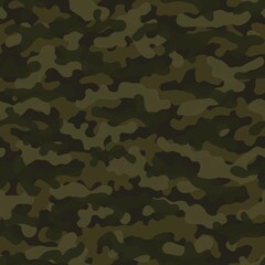 Camouflage seamless pattern background masking camo repeat print