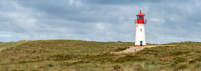 Wall Mural - lighthouse list west on the island of sylt, schleswig-holstein, germany