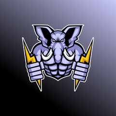 Sticker - elephant esport logo